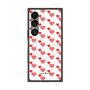 プレミアムスクエアケース with SnapMag［ Stripe Hearts - Red ］