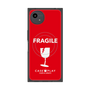 プレミアムスクエアケース with SnapMag［ FRAGILE - Red ］