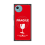 プレミアムスクエアケース with SnapMag［ FRAGILE - Red ］