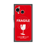 プレミアムスクエアケース with SnapMag［ FRAGILE - Red ］