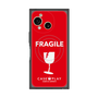 プレミアムスクエアケース with SnapMag［ FRAGILE - Red ］