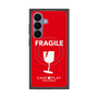 プレミアムスクエアケース with SnapMag［ FRAGILE - Red ］