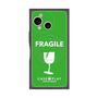 プレミアムスクエアケース with SnapMag［ FRAGILE - Green ］