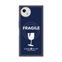 プレミアムスクエアケース with SnapMag［ FRAGILE - Navy ］