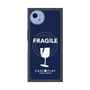 プレミアムスクエアケース with SnapMag［ FRAGILE - Navy ］