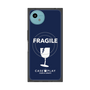 プレミアムスクエアケース with SnapMag［ FRAGILE - Navy ］