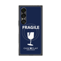 プレミアムスクエアケース with SnapMag［ FRAGILE - Navy ］