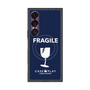 プレミアムスクエアケース with SnapMag［ FRAGILE - Navy ］