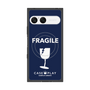 プレミアムスクエアケース with SnapMag［ FRAGILE - Navy ］