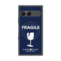 プレミアムスクエアケース with SnapMag［ FRAGILE - Navy ］