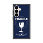 プレミアムスクエアケース with SnapMag［ FRAGILE - Navy ］