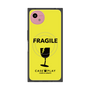 プレミアムスクエアケース with SnapMag［ FRAGILE - Yellow ］