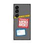 プレミアムスクエアケース with SnapMag［ FRAGILE Stickers - Gray ］