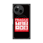プレミアムスクエアケース with SnapMag［ FRAGILE Sticker - Black ］