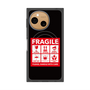 プレミアムスクエアケース with SnapMag［ FRAGILE Sticker - Black ］