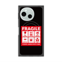 プレミアムスクエアケース with SnapMag［ FRAGILE Sticker - Black ］