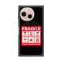 プレミアムスクエアケース with SnapMag［ FRAGILE Sticker - Black ］