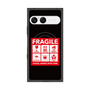 プレミアムスクエアケース with SnapMag［ FRAGILE Sticker - Black ］