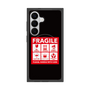 プレミアムスクエアケース with SnapMag［ FRAGILE Sticker - Black ］