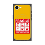 プレミアムスクエアケース with SnapMag［ FRAGILE Sticker - Yellow ］