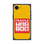 プレミアムスクエアケース with SnapMag［ FRAGILE Sticker - Yellow ］