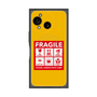 プレミアムスクエアケース with SnapMag［ FRAGILE Sticker - Yellow ］