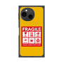 プレミアムスクエアケース with SnapMag［ FRAGILE Sticker - Yellow ］