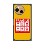 プレミアムスクエアケース with SnapMag［ FRAGILE Sticker - Yellow ］