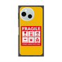 プレミアムスクエアケース with SnapMag［ FRAGILE Sticker - Yellow ］