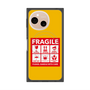 プレミアムスクエアケース with SnapMag［ FRAGILE Sticker - Yellow ］