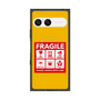 プレミアムスクエアケース with SnapMag［ FRAGILE Sticker - Yellow ］