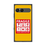 プレミアムスクエアケース with SnapMag［ FRAGILE Sticker - Yellow ］