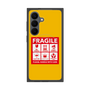 プレミアムスクエアケース with SnapMag［ FRAGILE Sticker - Yellow ］