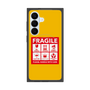 プレミアムスクエアケース with SnapMag［ FRAGILE Sticker - Yellow ］