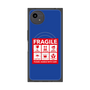 プレミアムスクエアケース with SnapMag［ FRAGILE Sticker - Blue ］
