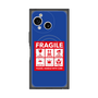 プレミアムスクエアケース with SnapMag［ FRAGILE Sticker - Blue ］