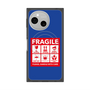 プレミアムスクエアケース with SnapMag［ FRAGILE Sticker - Blue ］