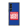 プレミアムスクエアケース with SnapMag［ FRAGILE Sticker - Blue ］