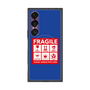 プレミアムスクエアケース with SnapMag［ FRAGILE Sticker - Blue ］
