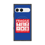 プレミアムスクエアケース with SnapMag［ FRAGILE Sticker - Blue ］