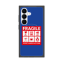 プレミアムスクエアケース with SnapMag［ FRAGILE Sticker - Blue ］