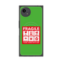 プレミアムスクエアケース with SnapMag［ FRAGILE Sticker - Green ］