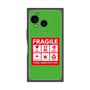 プレミアムスクエアケース with SnapMag［ FRAGILE Sticker - Green ］