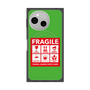 プレミアムスクエアケース with SnapMag［ FRAGILE Sticker - Green ］