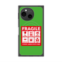 プレミアムスクエアケース with SnapMag［ FRAGILE Sticker - Green ］