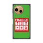 プレミアムスクエアケース with SnapMag［ FRAGILE Sticker - Green ］