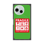 プレミアムスクエアケース with SnapMag［ FRAGILE Sticker - Green ］