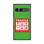 プレミアムスクエアケース with SnapMag［ FRAGILE Sticker - Green ］