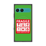 プレミアムスクエアケース with SnapMag［ FRAGILE Sticker - Green ］