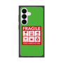 プレミアムスクエアケース with SnapMag［ FRAGILE Sticker - Green ］